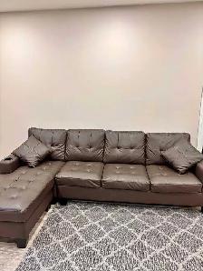 New Sectional 4 Seater Leather Sofa With Free Delivery
