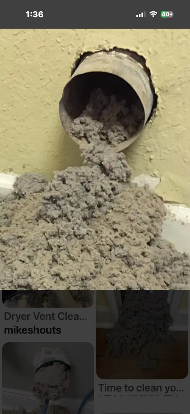 Dryer Duct Cleaning - Photo 3