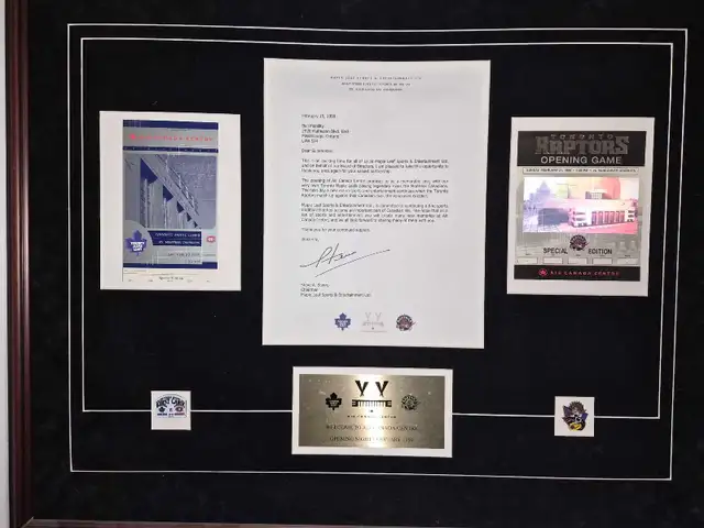 Toronto ACC opener Memorabilia