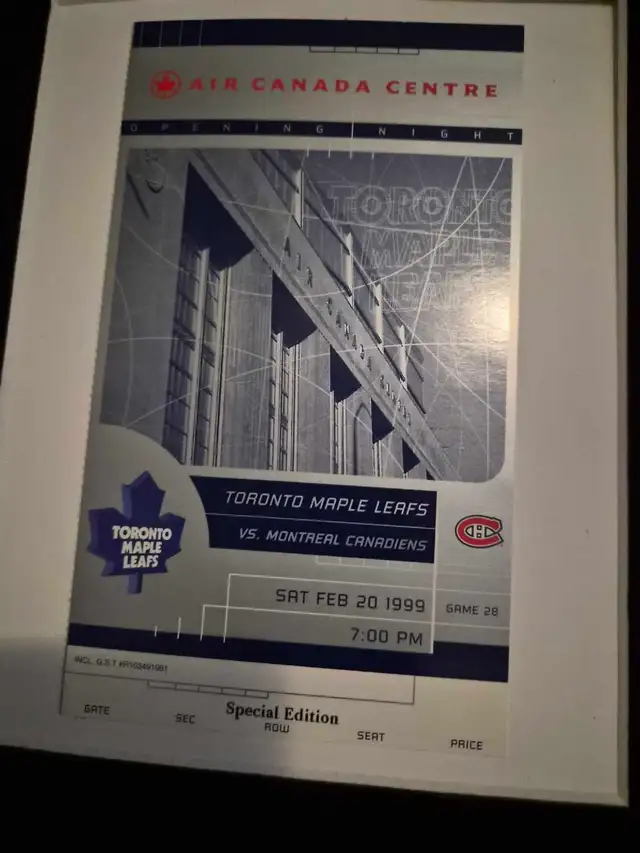 Toronto ACC opener Memorabilia - Photo 3