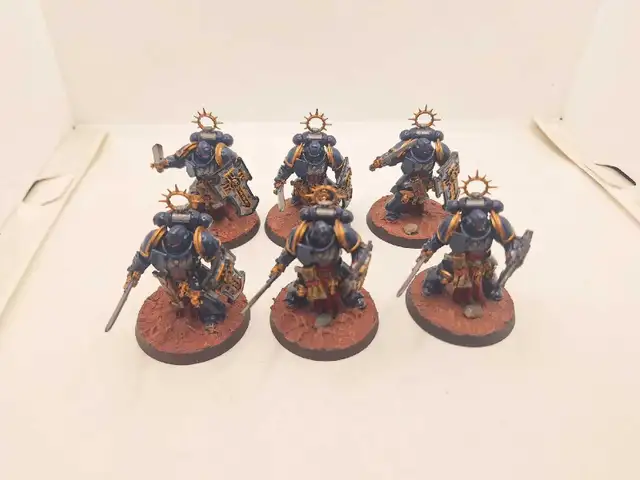 Warhammer 40k 6 ultramarine bladeguard vets Battle Ready