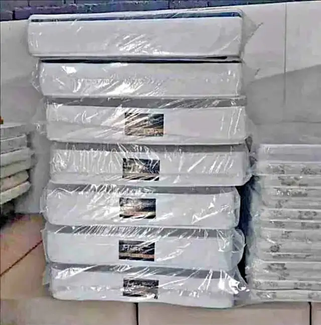 Double Bed Frame Durable Heavy Duty Steel - Photo 3