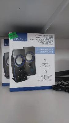 Speaker System - Insignia (NS-2810BT-C) Bluetooth 2.0 Computer