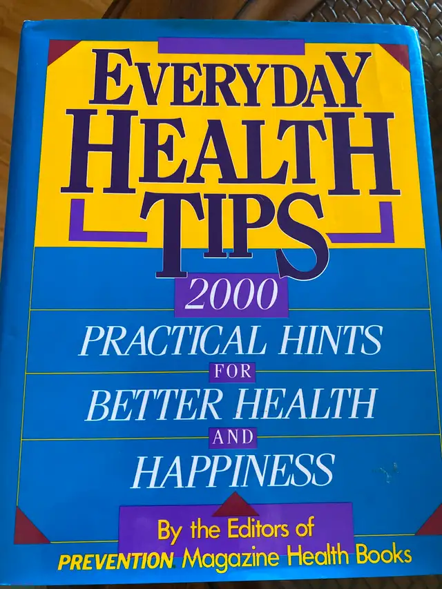 Every day health tips book