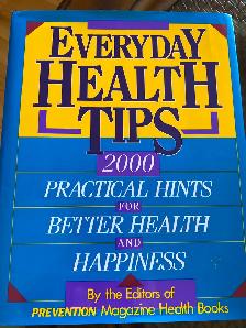 Every day health tips book
