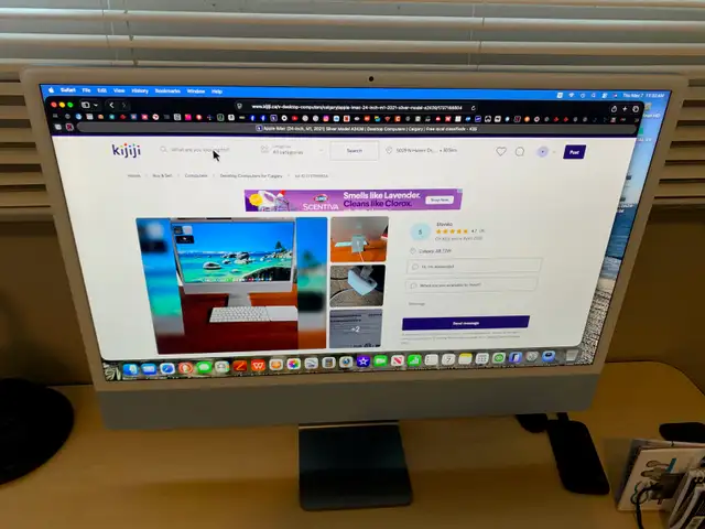 2021 APPLE IMAC 24 INCH M1 DESKTOP COMPUTER