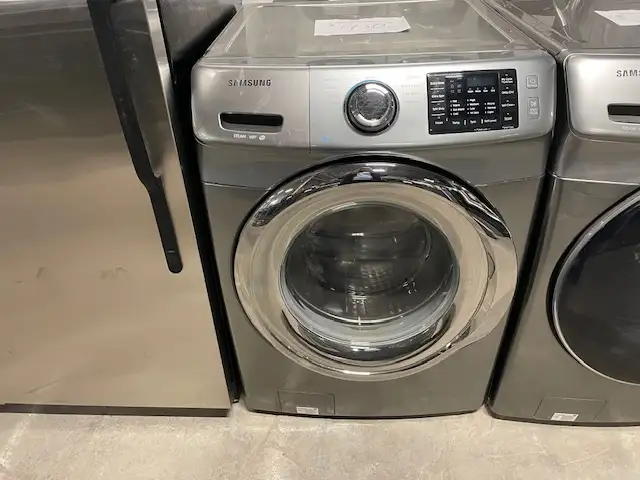 Laveuse seule frontale stainless Samsung (remis à neuf)