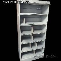 TAB Light Grey 6 Drawer Flip Front Datafile Storage Cabinet