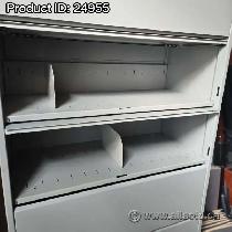 TAB Light Grey 6 Drawer Flip Front Datafile Storage Cabinet - Photo 4