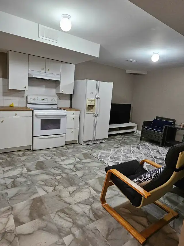 Fully Furnished 1 Bedroom, 1 Bath, 1 Parking, Basement Apartment