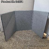 Radius Tri-Fold Velcro Trade Show Display Board Background