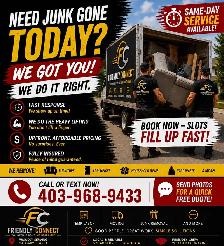 Need Junk Gone Today? We Do It Right. ✅