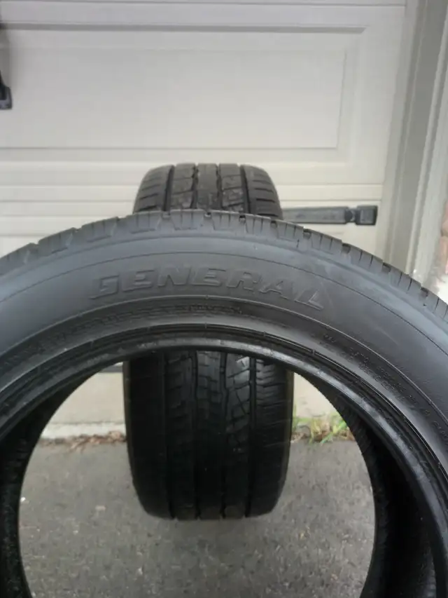 2 tires GENERAL  255/55/R18 all season.