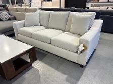 Beige fabric sofa