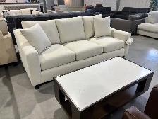 Beige fabric sofa - Photo 2