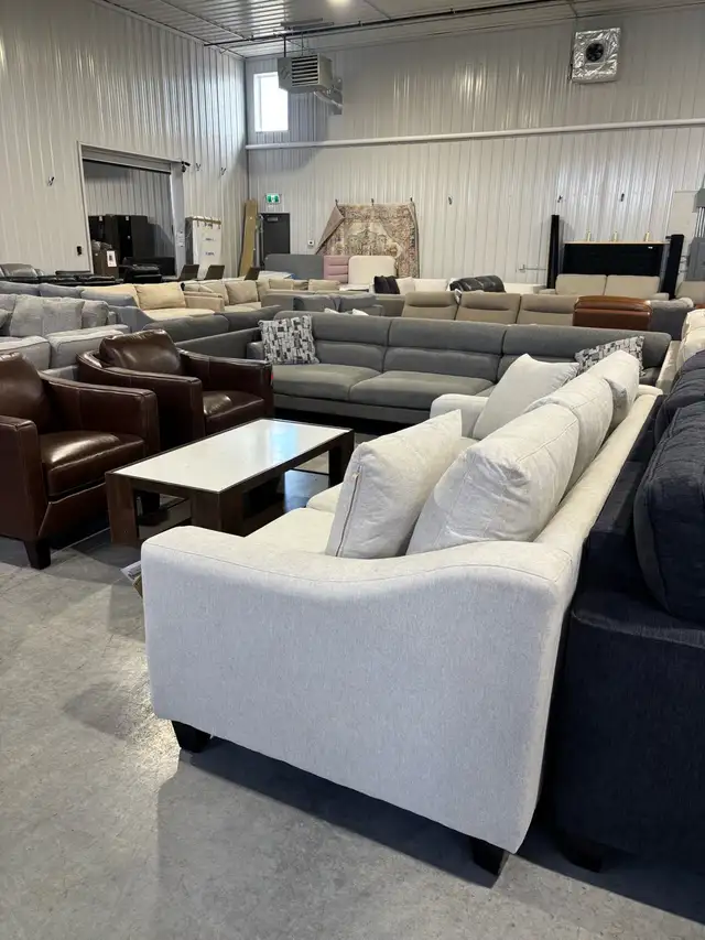 Beige fabric sofa - Photo 3