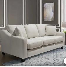 Beige fabric sofa - Photo 5