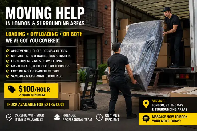 Moving London and surronding!