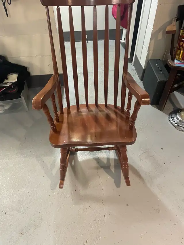 wooden rocking chair (or best offer)