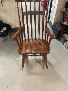 wooden rocking chair (or best offer)
