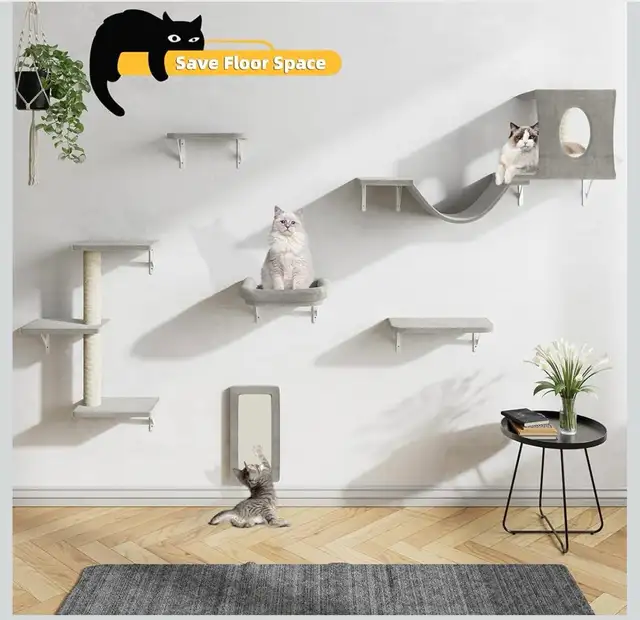 Luxury Cat Wall Furniture Set - Photo 2