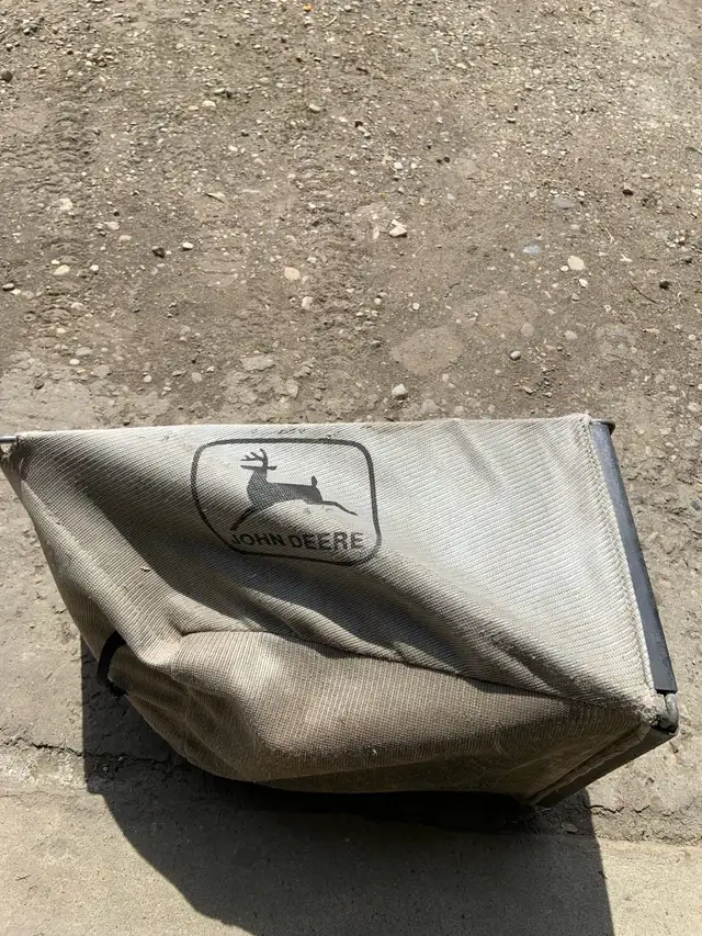 John Deere lawnmower bag