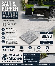 Salt & Pepper Pavers 24x24 – Premium Outdoor Stone