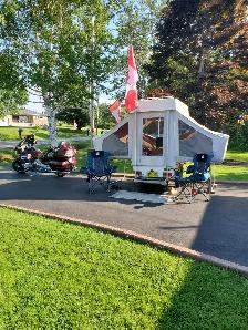 Motorcycle camper