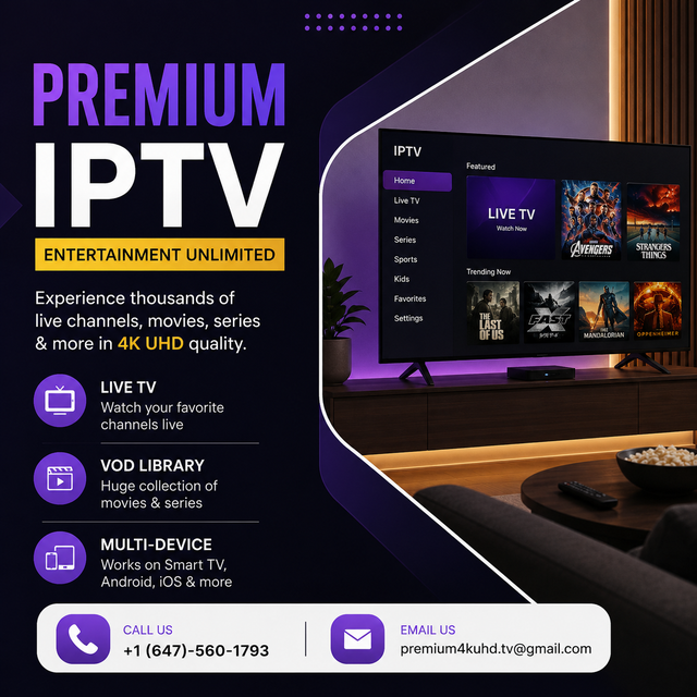 best 4K UHd i,p/t.v connection available