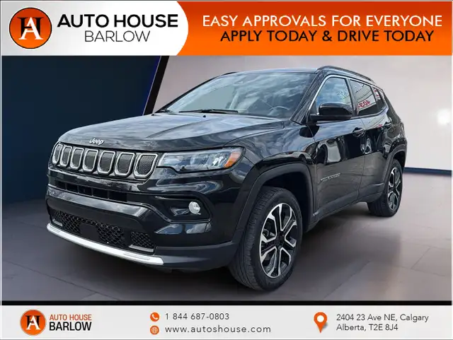 2022 Jeep Compass Limited BACKUP CAMERA HEATED LEATHER SEATS DRI