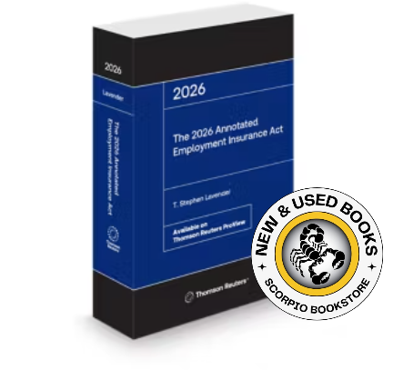The 2026 Annotated Employment Insurance Act 9781038215925
