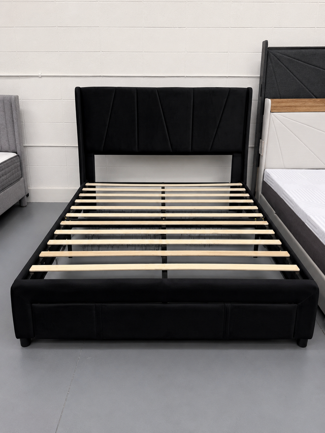 Brand New Queen Velvet Bed Frame! - Photo 3