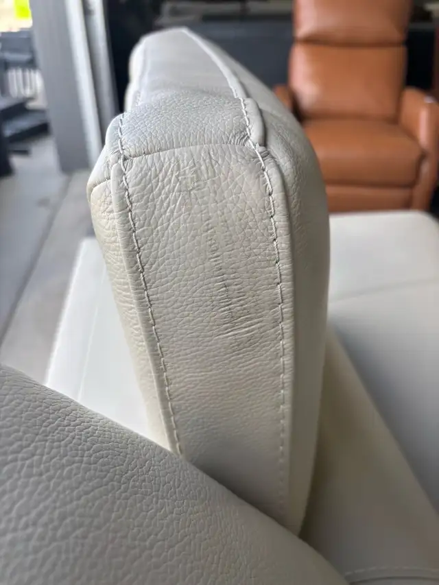 Leather sectional with power seat - Photo 4