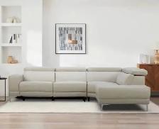Leather sectional with power seat - Photo 7