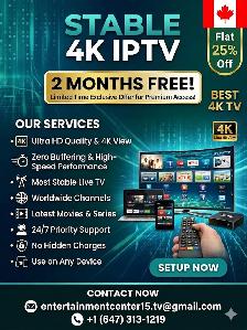 Smooth & reliable 4K I|P.T\/ connection - Most stable