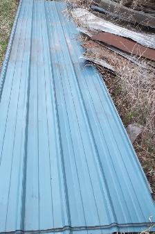 Steel Roofing .(blue) Never installed.(new)