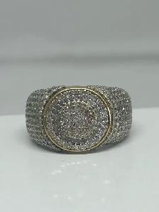 1.75 CT. T.W. Cluster-Diamond  Ring