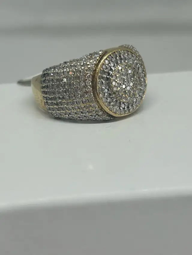 1.75 CT. T.W. Cluster-Diamond  Ring - Photo 3