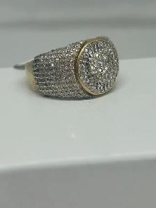 1.75 CT. T.W. Cluster-Diamond  Ring - Photo 3