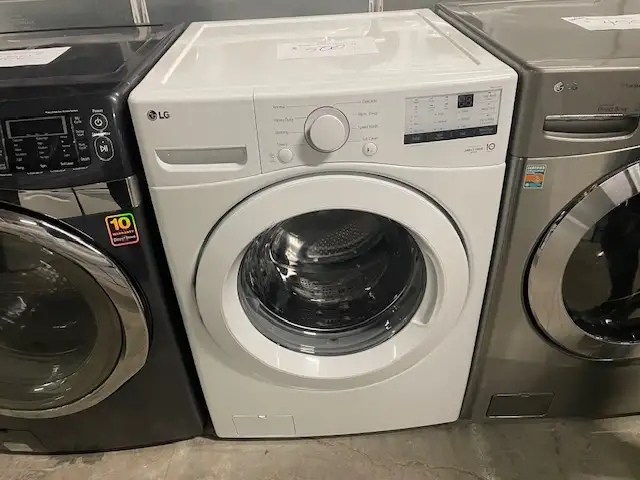 Laveuse seule frontale blanche LG (remis à neuf)