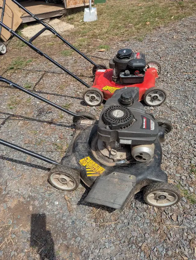 2 lawnmowers