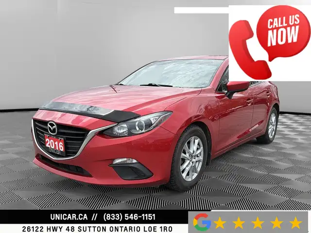 2016 Mazda Mazda3 Manual GS No Accidents Backup Cam Bluetooth A/