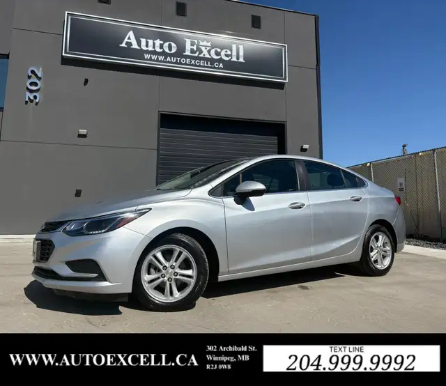 2018 CHEVROLET CRUZE LT - B/U CAM - HEATED SEATS - VOCAL ASSIST