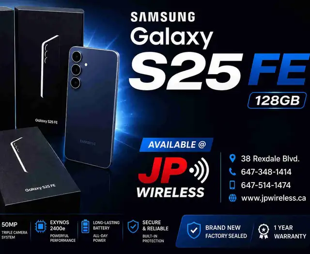 Samsung Galaxy S25 FE | 128GB- Brand New- Unlocked