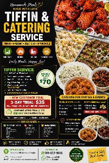 Tiffin & Catering | From $70 Weekly | Fresh Homemade