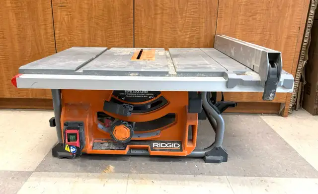 RIDGID 15 Amp 10'' Table Saw with Folding Stand $299 - Photo 7