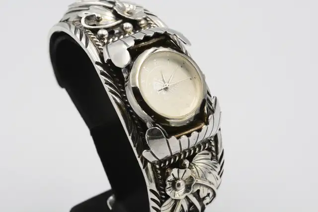 925 NAVAJO STYLE WATCH BAND - Photo 3