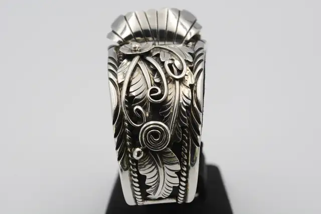 925 NAVAJO STYLE WATCH BAND - Photo 5