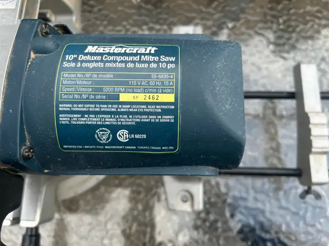 Scie a onglet 10' deluxe Mastercraft - Photo 4