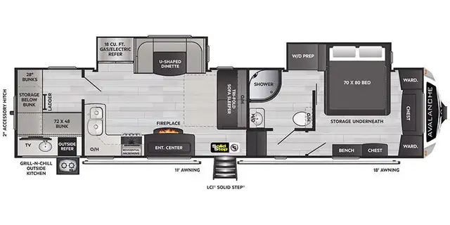 Brand New 2023 Keystone Avalanche 352BH – Priced Below Cost - Photo 28
